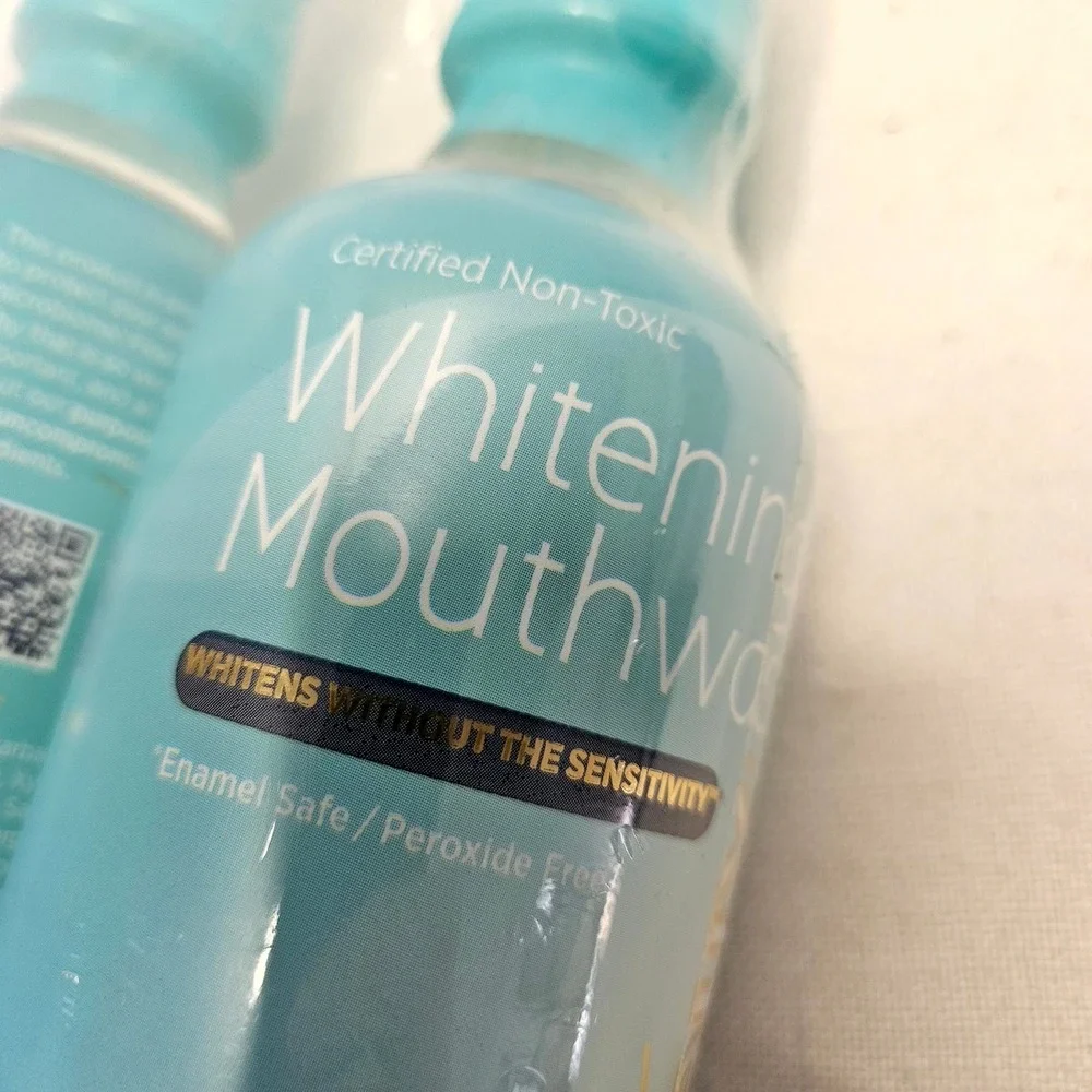 Lumineux Whitening Mouthwash Unisex 16oz 2-Pack Blue Non-Toxic Peroxide Free New
